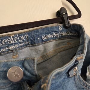 Blue Skinny Boyfriend Jeans